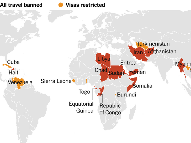 Interdiction de voyage de Trump – 5 faits troublants sur l'impérialisme américain mis à nu