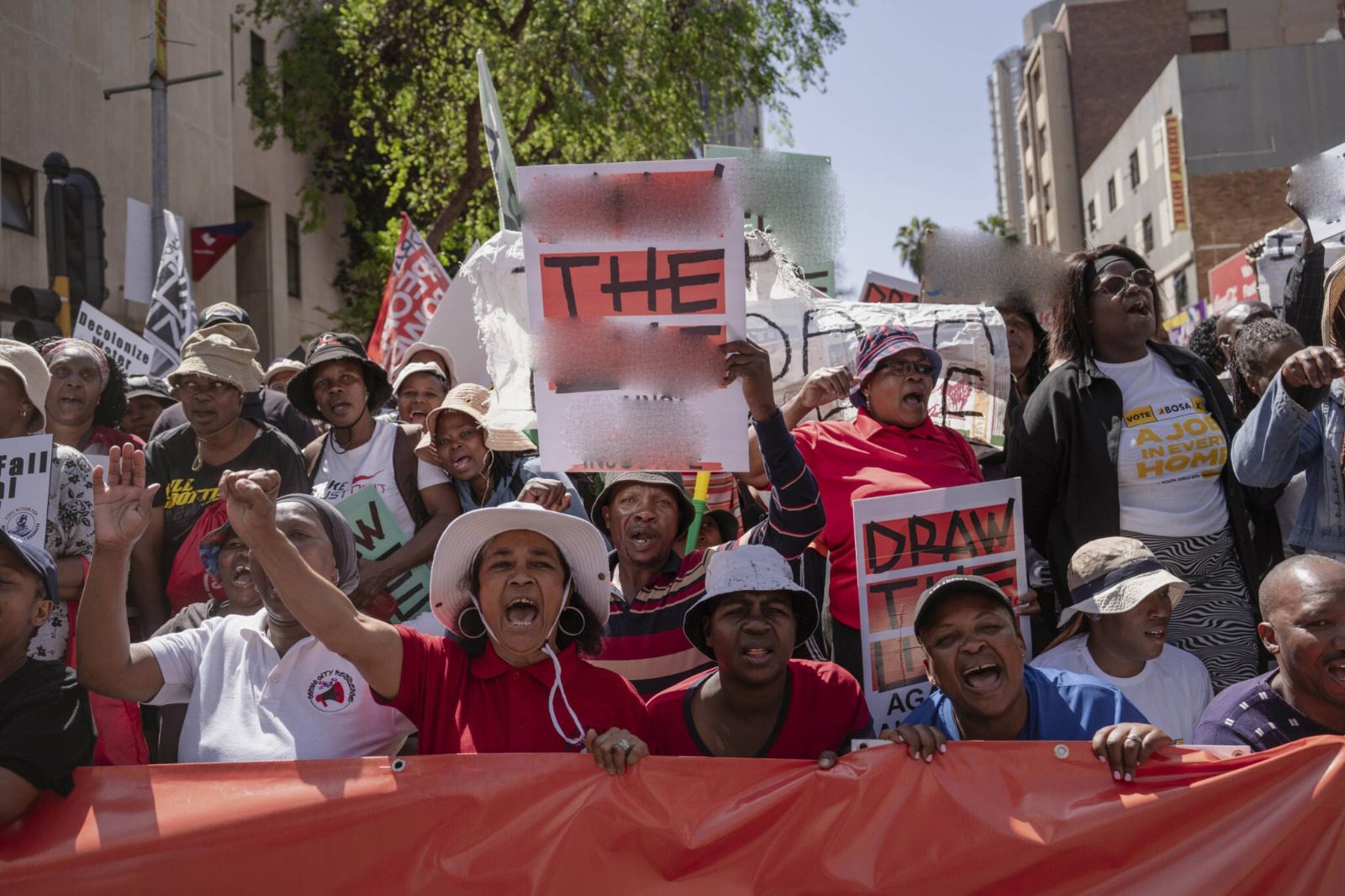 Palestine Protest in Johannesburg Highlights Hunger Strike in UK