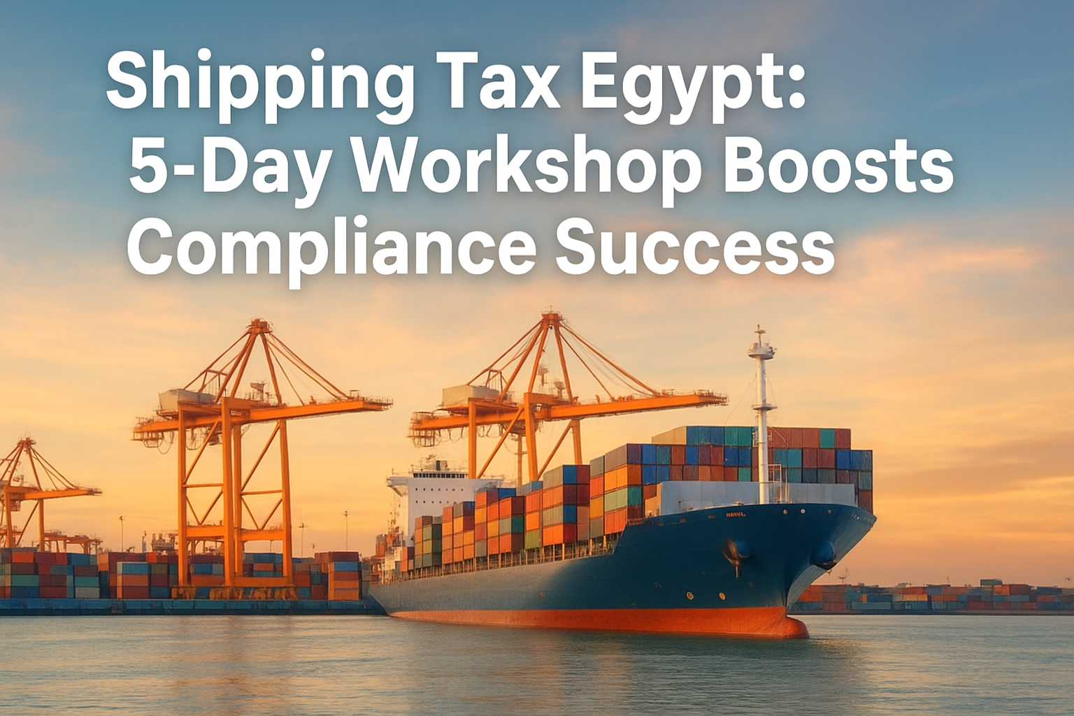Shipping Tax Egypt: 5-Day Workshop Boosts Compliance Success