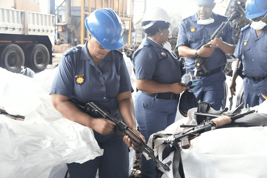 Police Destroy 14,000 Illegal Firearms in Nationwide Crackdown