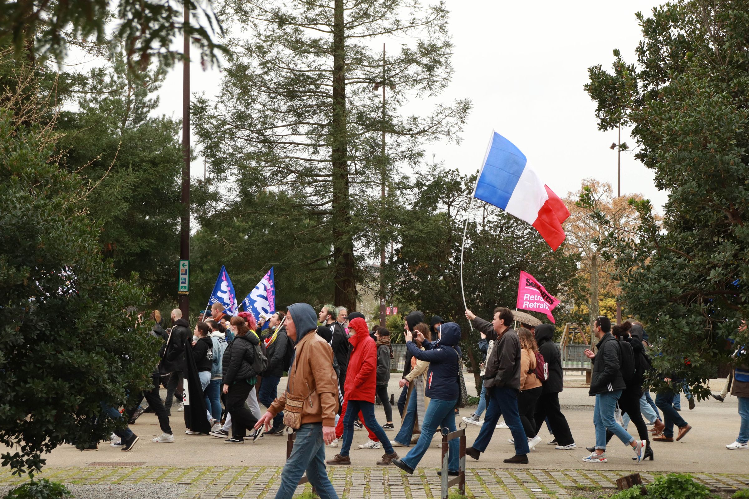 French minors hurt in school protests spark rights outcry